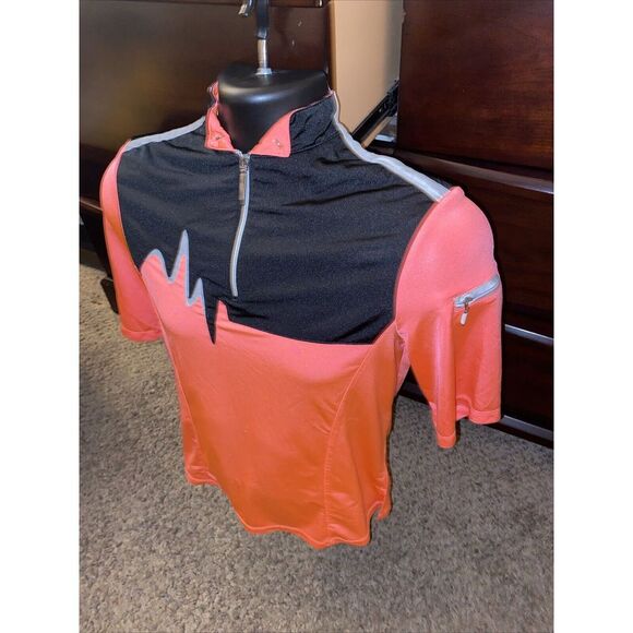 JAMIE SADOCK Women's Black & Pink Golf Top 1/4 Zip Size Small - Picture 2 of 6